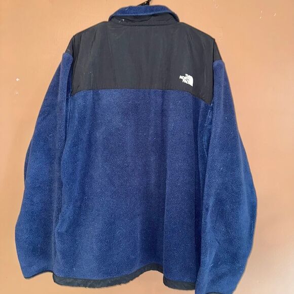 The North Face Men's Denali Fleece Jacket - Navy Black XL - Picture 3 of 9